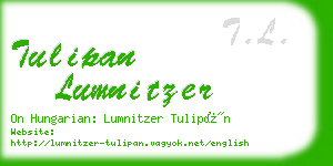 tulipan lumnitzer business card